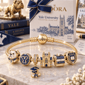 YLU Gold Charm Bracelet Set VTH