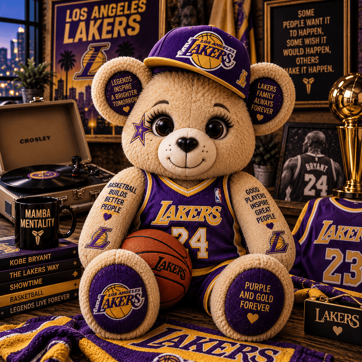 LAL Bear Custom Shaped Pillow